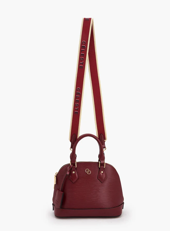 سيليست Textured Dome Bag With Detachable Strap